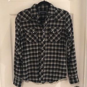 Ralph Lauren 100% Cotton Flannel Button Down